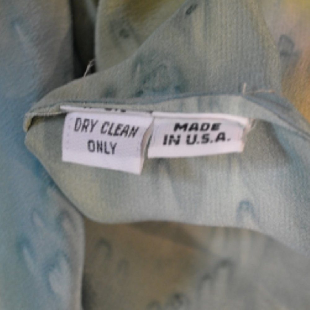 Nicole Lassman Vintage Tie Dye Silk Classic Shirt - Picture 8 of 8